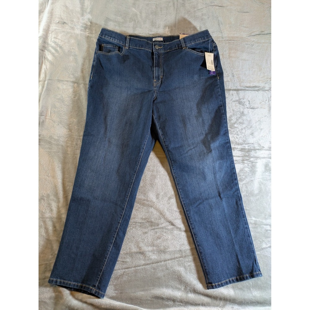 Catherine's Jeans Women's Moderately Curvy‎ Size 22 New With Tags Straight Leg